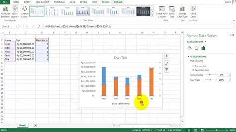 Cara Mudah Membuat Grafik Excel 3 Variabel